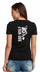 Bad Wolf Ladies Black Tee :: BW106 - View 2