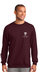 Bad Wolf Maroon Crewneck :: BW110 - View 1
