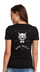 Bad Wolf Ladies Black Tee :: BW204 - View 2