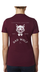 Bad Wolf Ladies Maroon Tee :: BW205 - View 2