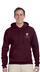 Bad Wolf Maroon Sweatshirt :: BW206 - View 2