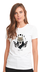 Lady Wolf Ladies White Tee :: LW101 - View 1