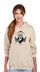 Lady Wolf Sandstone Sweatshirt :: LW105 - View 1