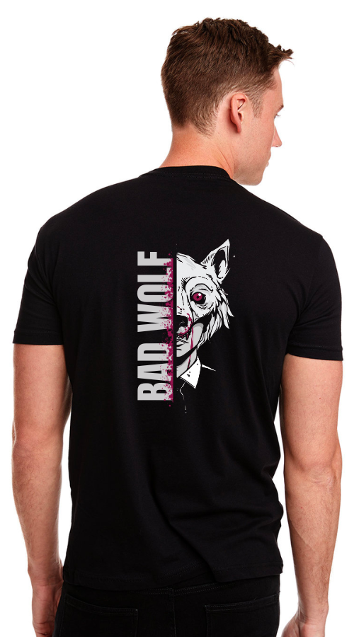 Bad Wolf Black Tee :: BW102 1