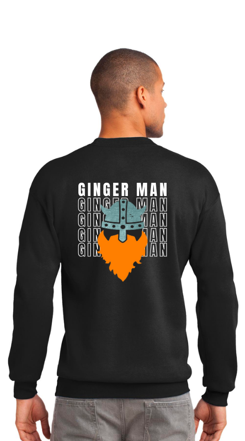 Ginger Man Black Crewneck :: GM107 1