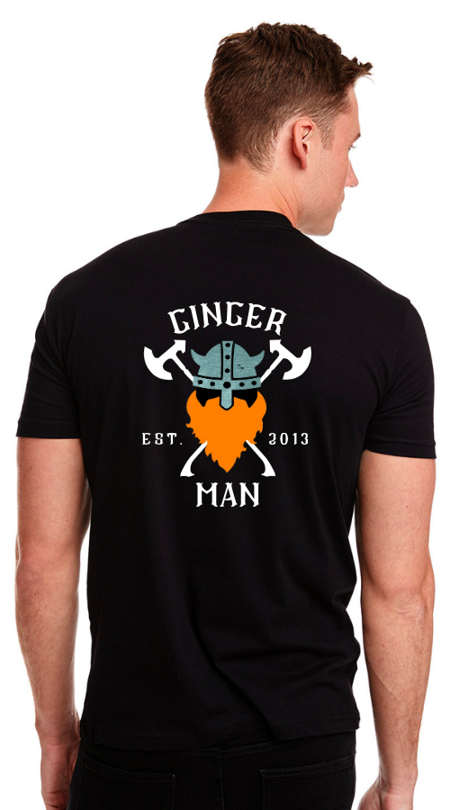 Ginger Man Black Tee :: GM201