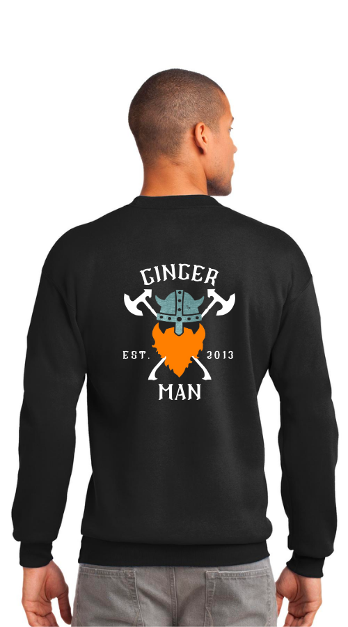 Ginger Man Black Crewneck :: GM206