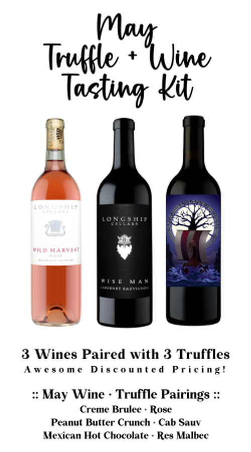 At Home Truffle + Wine Tasting Kit :: May