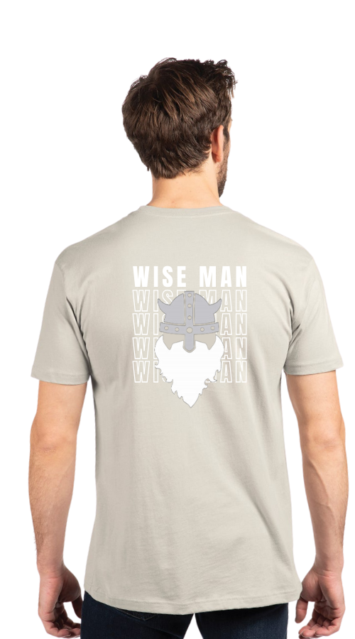 Wise Man Light Gray Tee :: WM105 1