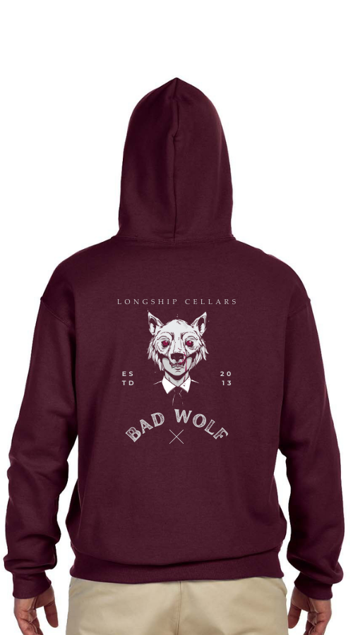 Bad Wolf Maroon Sweatshirt :: BW206