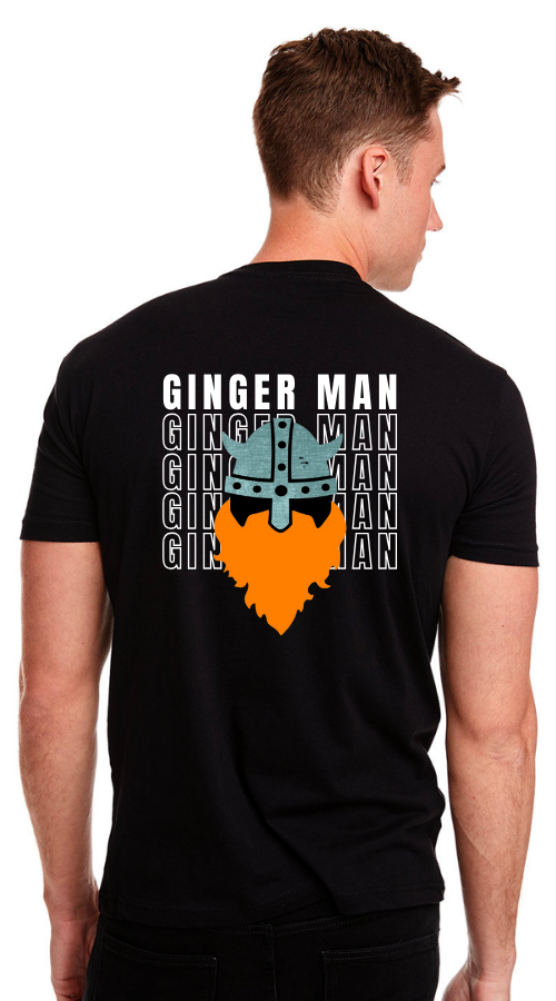 Ginger Man Black Tee :: GM102
