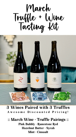 At Home Truffle + Wine Tasting Kit :: March
