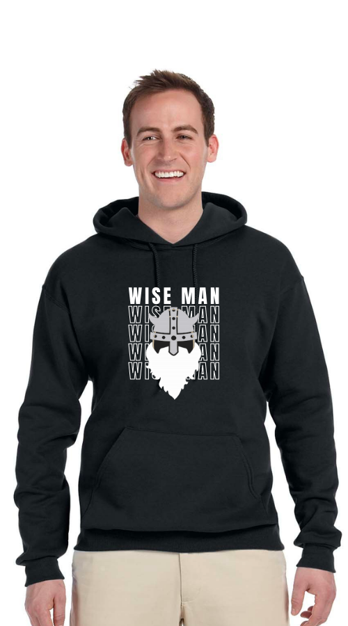 Wise Man Black Sweatshirt :: WM106